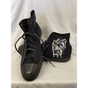 Converse Chuck Taylor high Top, Black, Mike Tyson, Men’s 10, Women’s 12, New